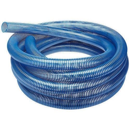 Blue High Water Content Liquid Impact Resistant Plastic Flexible Suction Hose Pipe