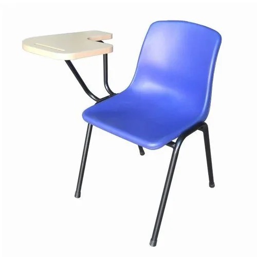 Handmade Portable Waterproof Pvc Classroom Chair With Writing Pad