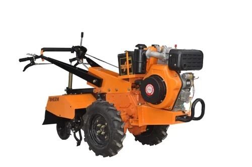 Powder Coated And Rust Proof Mild Steel Power Tiller For Agricultural Use Engine Type: Single Cylinder