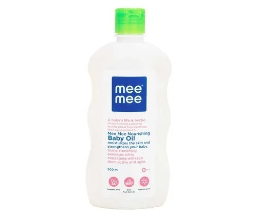 Pure Baby Oil - 500 Grams Liquid, Nourishing Moisturizer for New Born Baby Care