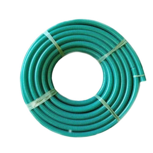 Green And White 6 Meter 2 Mm Thick Round Pvc Suction Hose Pipe For Agricultural Use