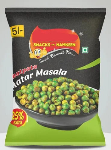 Small Spicy Dried Vegetarian Protein Fat Content Crispy Matar Namkeen