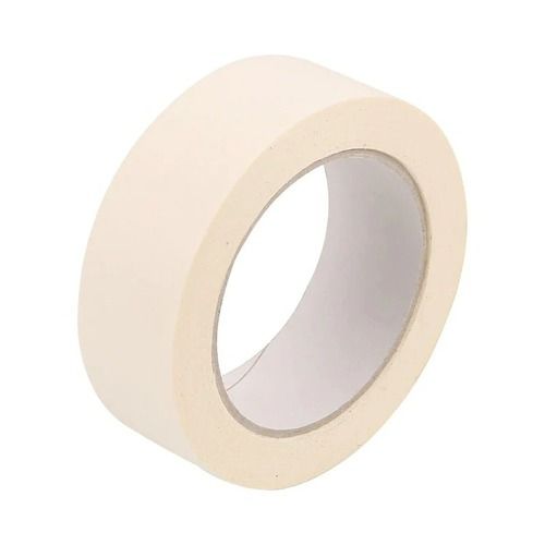 White 0.6 Mm Thick Heat Resistance Plain Single Side Adhesive Paper Tape