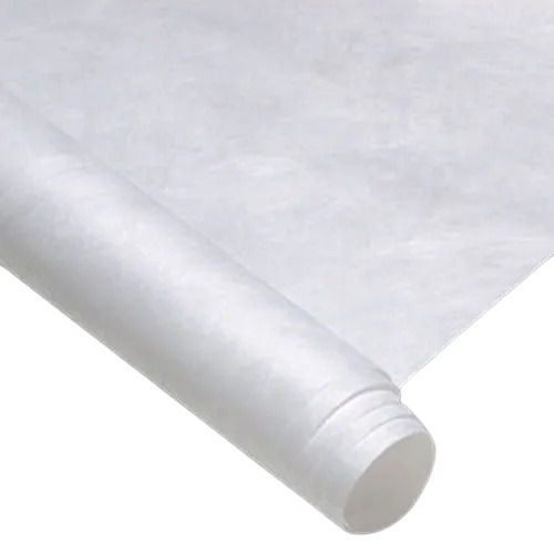 White 0.9 Mm Thick Plain Dyed Fusing Paper For Garment Interlinings