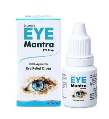 10 Ml Capacity Liquid Anti-Bacterial Herbal Eye Drop
