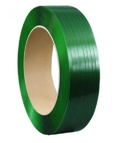 Green 100 Meter Long Plain Pet Strapping Roll For Industrial Purpose 