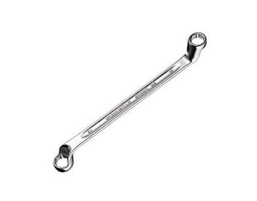 Silver 14X1X14 Inches Glossy Finish Stainless Steel Double Sided Ring Spanner