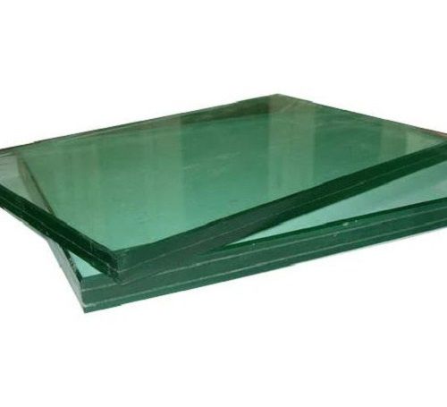 Green 15 Mm Thick Rectangular Heat Reflective Float Glass