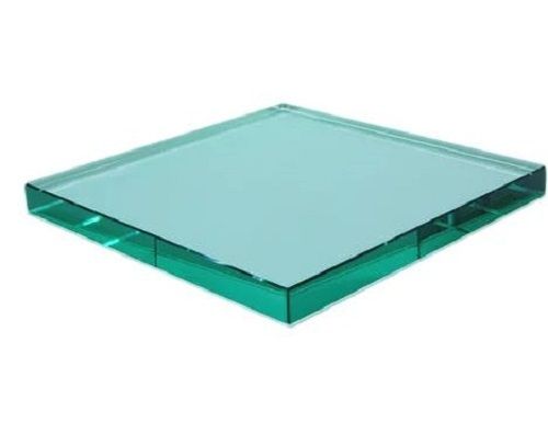 Green 18 Mm Thick Square Flat Reflective Polished Edge Glass