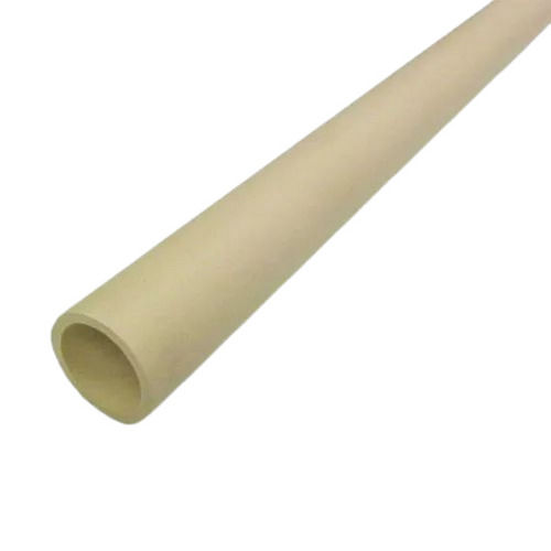 White 2 Mm Thick Round Seamless Cpvc Pipe For Plumbing Use