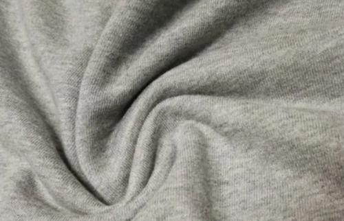 Washable 240 Yards Count 150 Gsm Plain Cotton Fleece Fabric For Garments Use