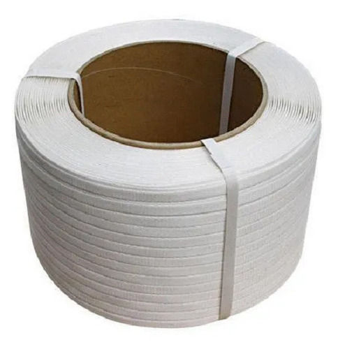 White 250 Meter Long Plain Pp Box Strapping Roll For Industrial Purpose 