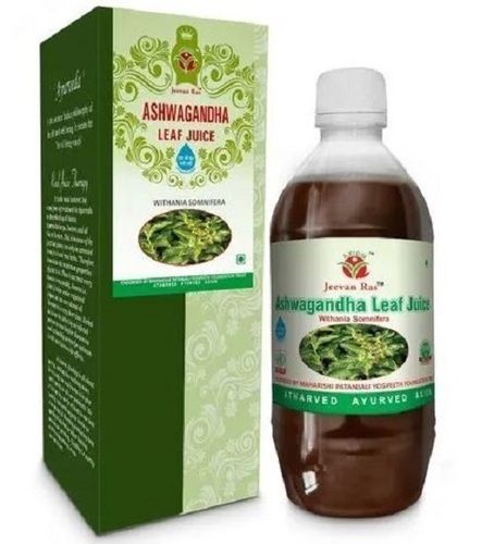 250 Ml Capacity Tasteless Ashwagandha Leaf Herbal Juice