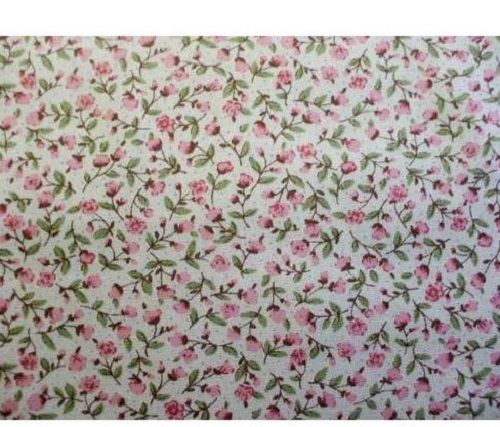 50 Inch Width Cotton Floral Printed Fabric For Making Dress
