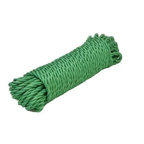 6 Mm Thick Round Solid And Plain Polyethylene Rope For Construction Use