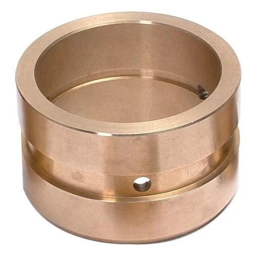 Golden 65 Hrc Hardness Polished Finish Round Sleeve Bronze Bush For Industrial Use