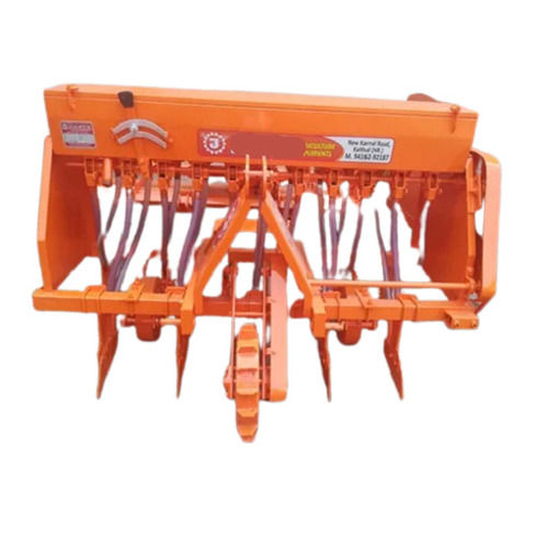 Electric Start Diesel Source Painted Belt Transmission Metal Seed Drill Machine For Agriculture