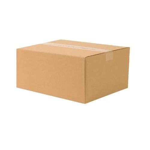 Matt Lamination Surface Plain Rectangular Strong 3 Ply Corrugated Cardboard Box