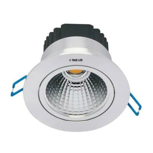 Round Ceiling Mounted Electric Light Weight Led Down Light For Indoor Application: Industrial And Commercial Use