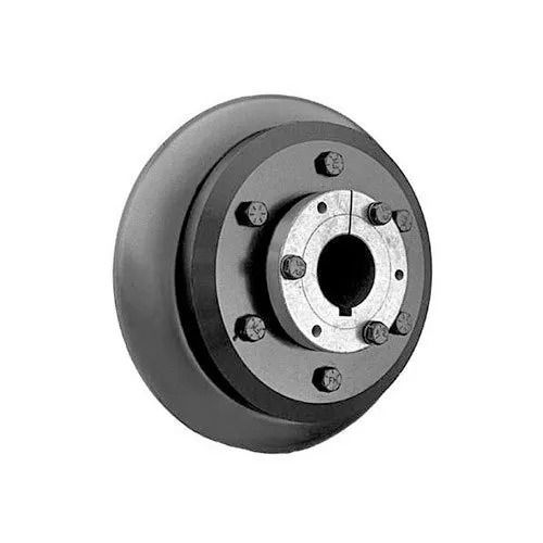 Black Round Plastic And Mild Steel Tyre Coupling For Industrial Uses 