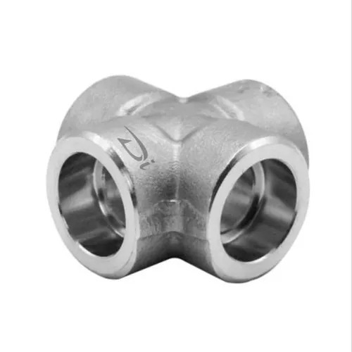Round Section X-Shape Hot Rolled Varnished Stainless Steel Tube Fitting - 4 Inch Size Silver Color 2 Inch Outer Diameter 1.5 Inch Inner Diameter