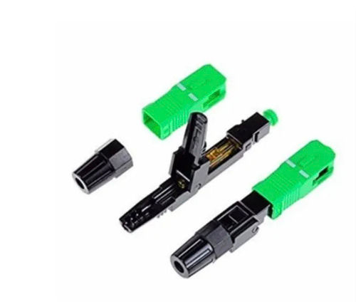 Sc Apc Fiber Optic Fast Connector (Green) Application: Industrial