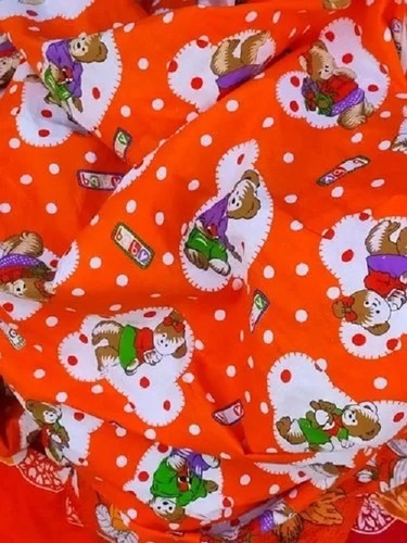 Soft Breathable Printed Light Weight Small Size Skin-Friendly Cotton Bedsheet