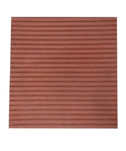 Browns / Tans Square Matt Finish Plain Weather Resistant Non-Slippery Ceramic Parking Tiles