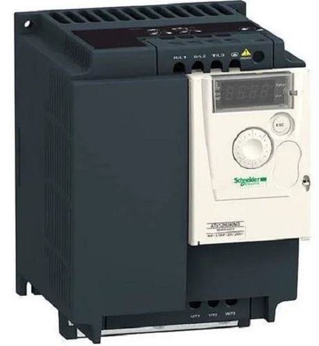 Black Single Phase 10 Ampere Rated Current Variable Frequency Drive Inverter