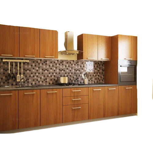 Water Resistance Polished Finished Marble And Teak Wooden Modular Kitchen Carpenter Assembly