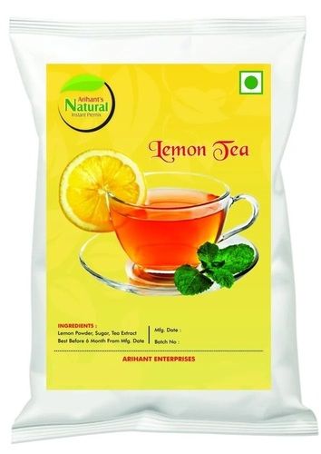 1 Kilogram Strong Raw Pure And Natural Powder Lemon Tea Premix Caffeine (%): 12 Grams (G)