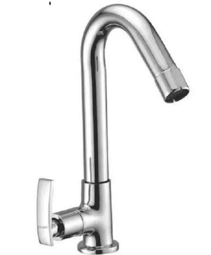10 Inch Plain Polished Stainless Steel Swan Neck Water Taps 