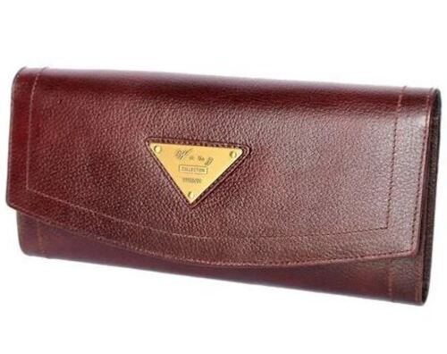 Vhaan Approved Pure Leather Ladies Clutch Purse Tan