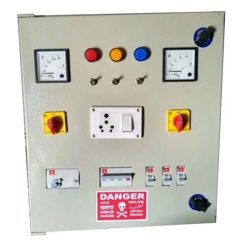 15 Voltage Wall Mounted Power Coated Mild Steel Three Phase Control Panel