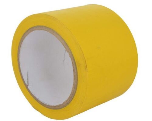 30 मीटर लंबा और 0.2 मिमी मोटा सिगल साइडेड प्लेन पीवीसी मार्किंग टेप
