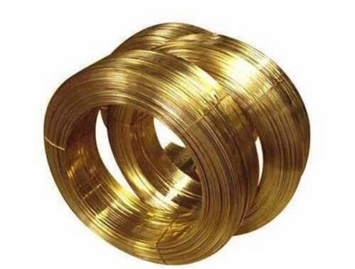 90 Hv Golden Round Polished Brass Zipper Wires