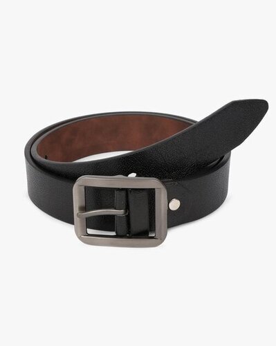 Black Leather Belt - 1.5m Length, 2.5in Width | Genuine Leather, Steel Buckle, Durable and Comfortable, Polished Finish