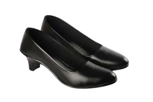 Comfortable Non Slip And High Heel Leather Formal Shoe For Ladies