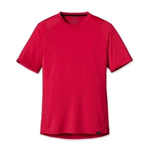 Comfortable Short Sleeves Round Neck Plain Cotton T Shirt For Mens