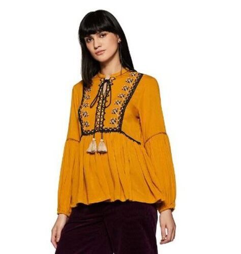 Full Sleeves Casual Wear Tunic Top