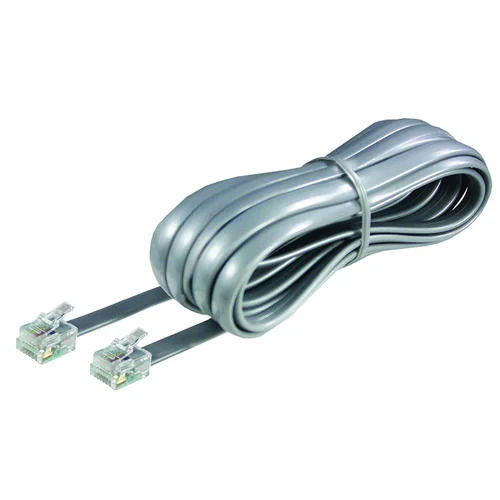 Grey Rj11 Telephone Line Cord