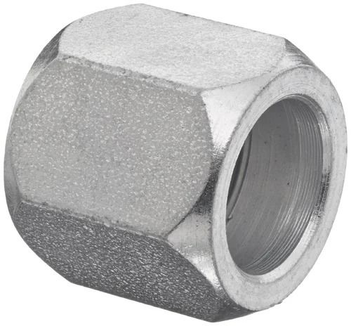 Silver Hexagonal Rust Proof And Galvanized Carbon Steel Back Nuts