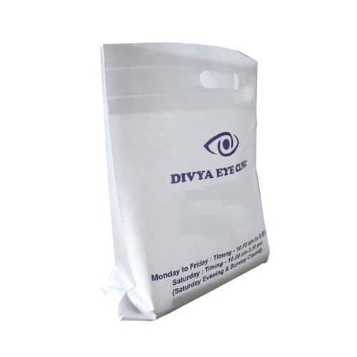 Easy to Carry Eco-Friendly Printed Non-Woven D Cut Garment Carry Bags