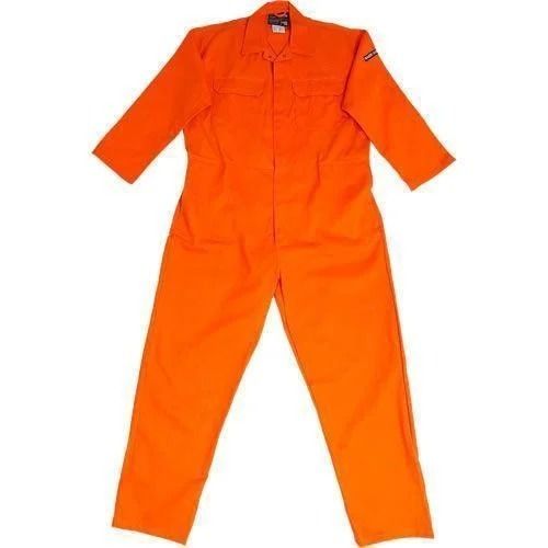 Unisex Medium Size Full Sleeves Polyester Fabric Boiler Suit