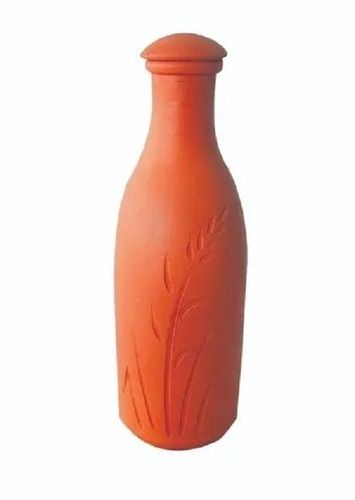 1 Liter Capacity Scratch Resistance Matte Finished Clay Water Bottle