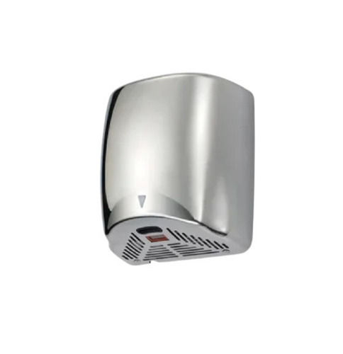 Silver 10.2X5.5X9 Inches Wall Mounted Stainless Steel Automatic Hand Dryer 