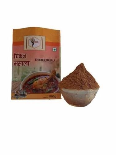 Brown 100 Grams Blended Pure And Dried Powder Form Chicken Masala