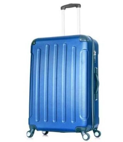 Blue 25X17 Inches Number Lock Zipper Closure Abs Plastic Luggage Bag 