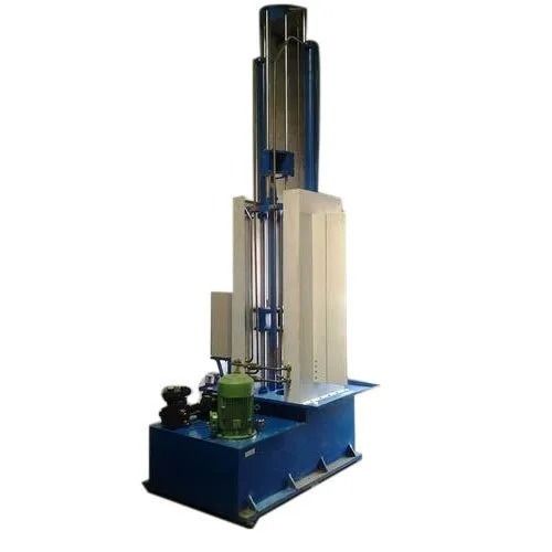 Blue And White 3 Horsepower Semi Automatic Paint Coated Vertical Broaching Machine