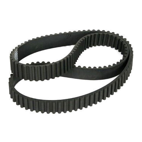 Black 3 Meter X 15 Mm Durable Rubber Timing Belt For Industrial Use 